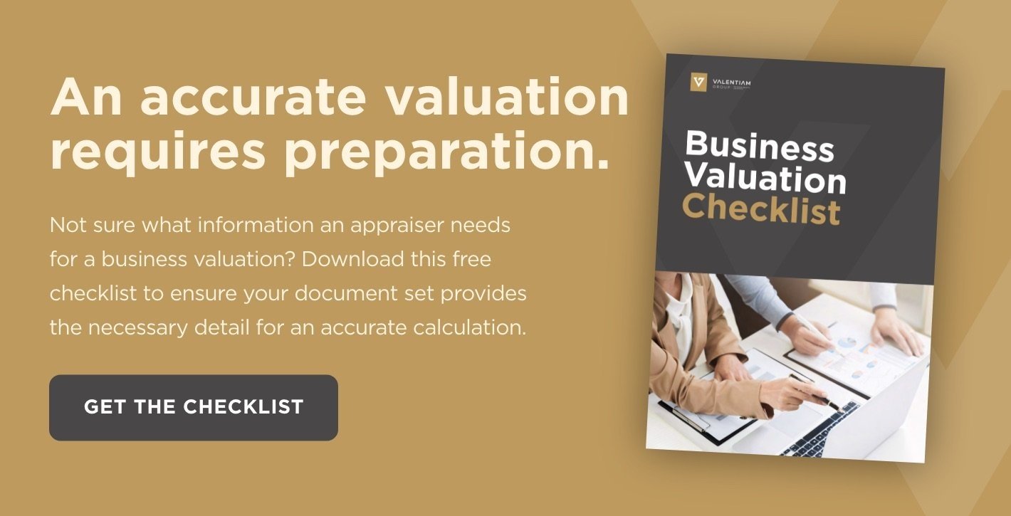 Download Now: Business Valuation Checklist